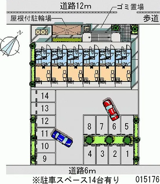★手数料０円★さいたま市岩槻区南平野　月極駐車場（LP）